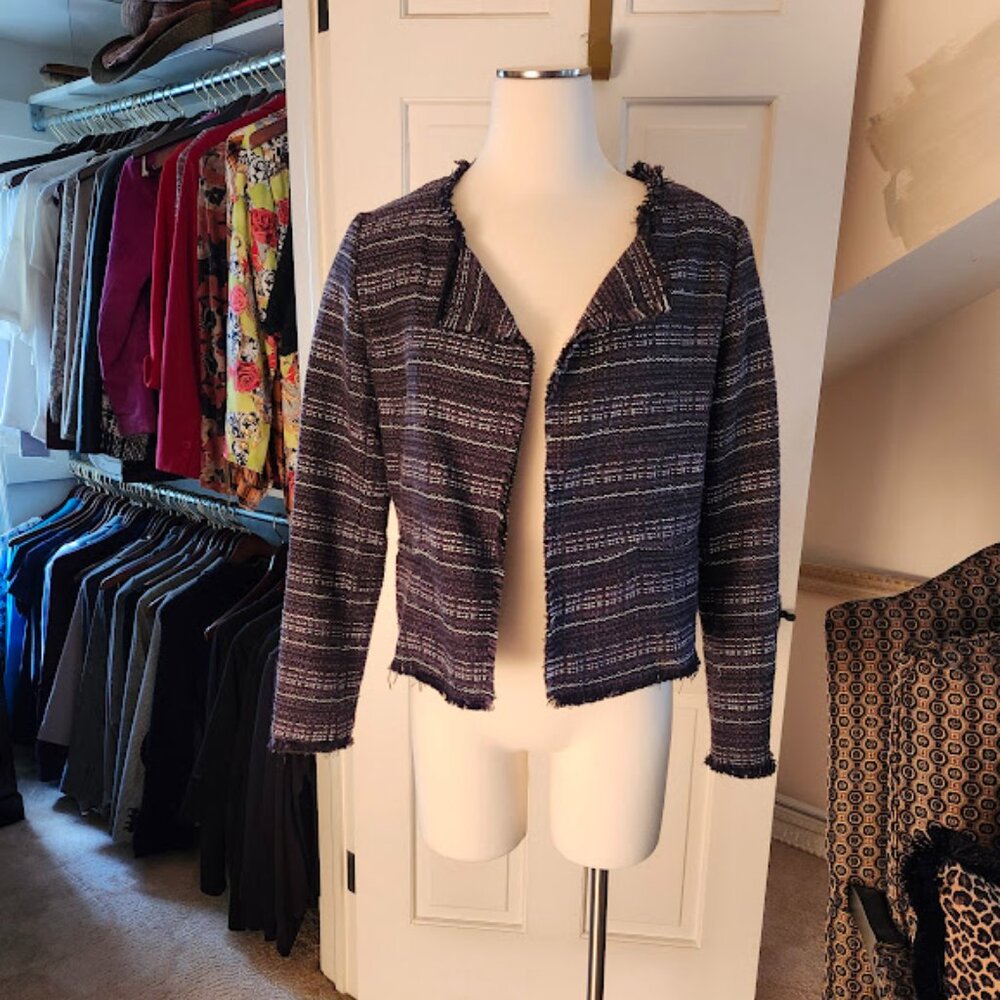 ADRIENNE VITTADINI chanel-style fashion jacket